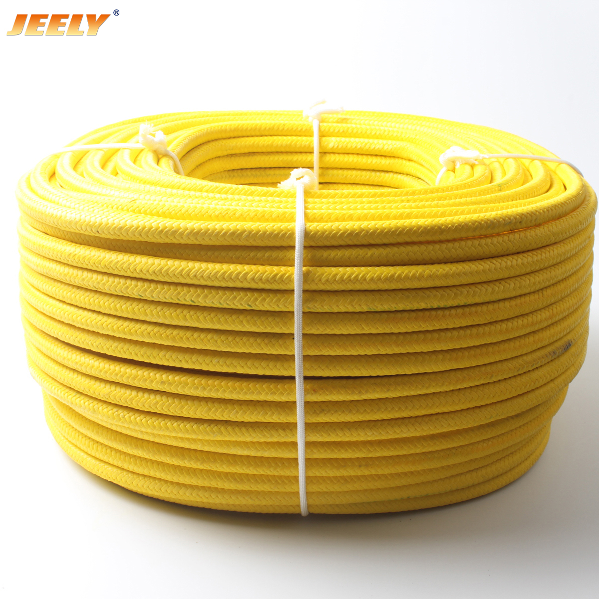 Núcleo de fibra UHMWPE 16mm 100m com jaqueta UHMWPE Cabo de reboque com bainha para veleiro