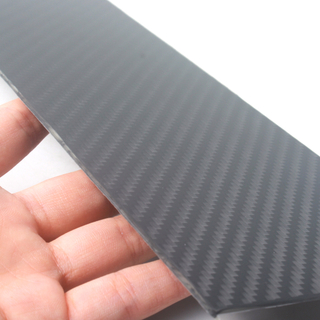 Folha de fibra de carbono simples/twill weave 1mm x 100mm x 250mm 